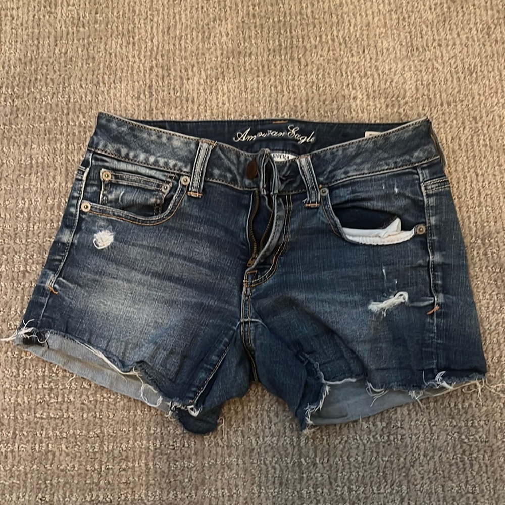 American eagle jean shorts